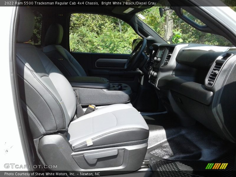 Bright White / Black/Diesel Gray 2022 Ram 5500 Tradesman Regular Cab 4x4 Chassis