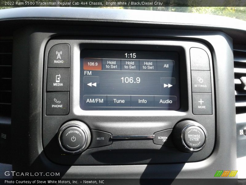 Audio System of 2022 5500 Tradesman Regular Cab 4x4 Chassis