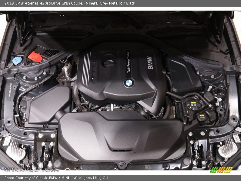 Mineral Grey Metallic / Black 2019 BMW 4 Series 430i xDrive Gran Coupe
