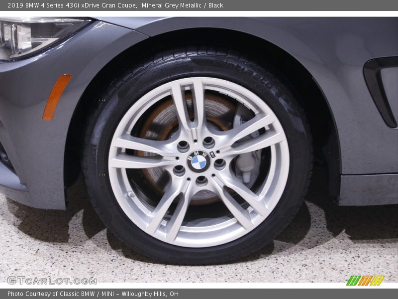 Mineral Grey Metallic / Black 2019 BMW 4 Series 430i xDrive Gran Coupe