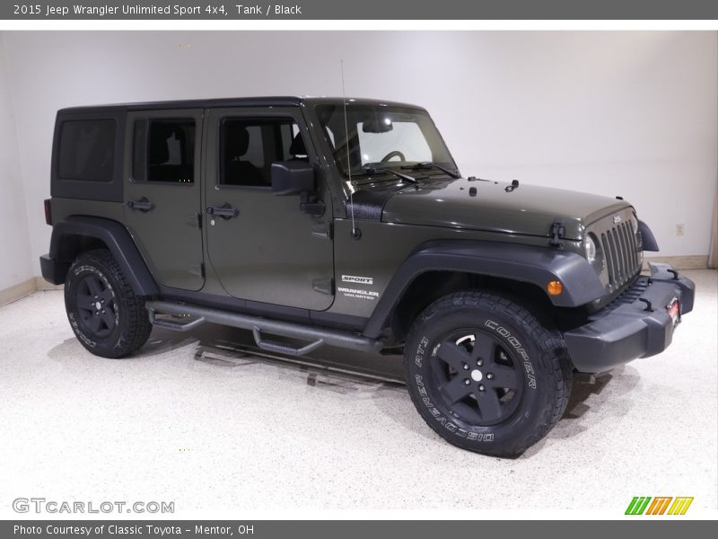 Tank / Black 2015 Jeep Wrangler Unlimited Sport 4x4