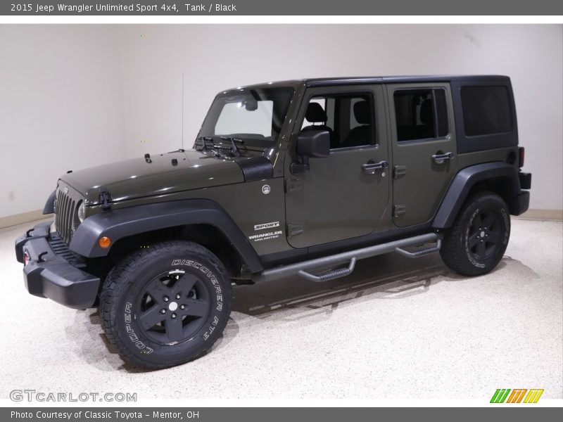 Tank / Black 2015 Jeep Wrangler Unlimited Sport 4x4