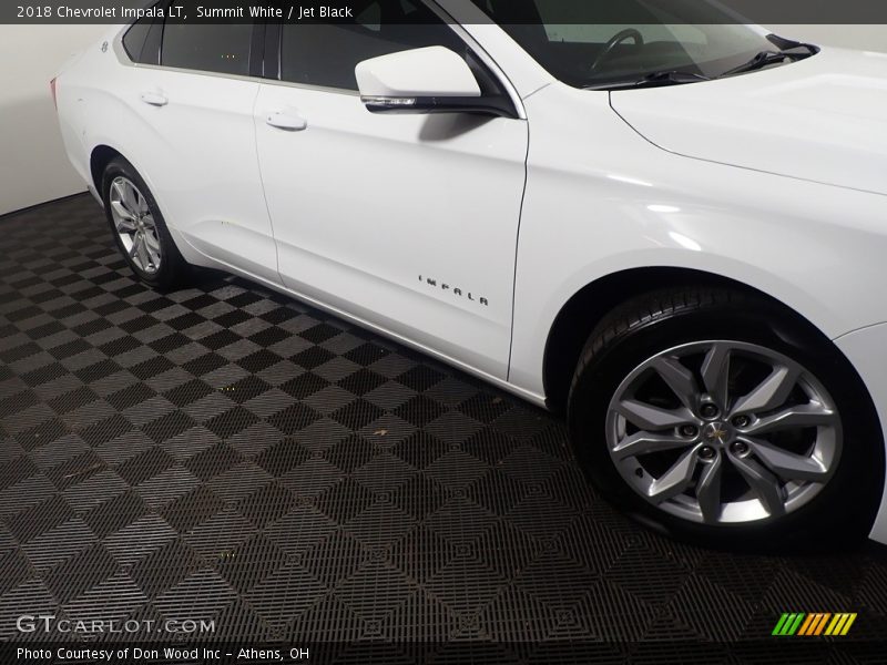 Summit White / Jet Black 2018 Chevrolet Impala LT