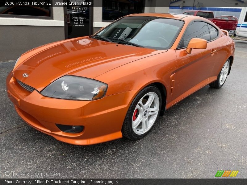 Orange Crush / Black 2006 Hyundai Tiburon SE