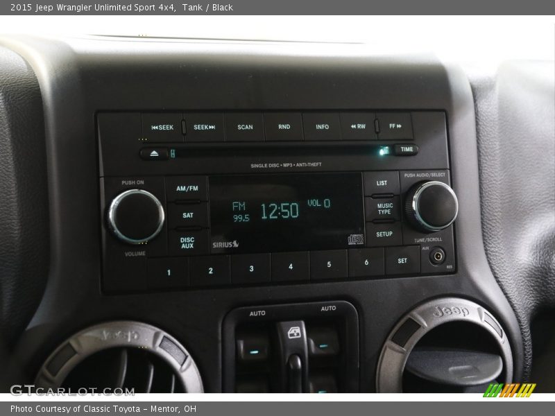 Tank / Black 2015 Jeep Wrangler Unlimited Sport 4x4