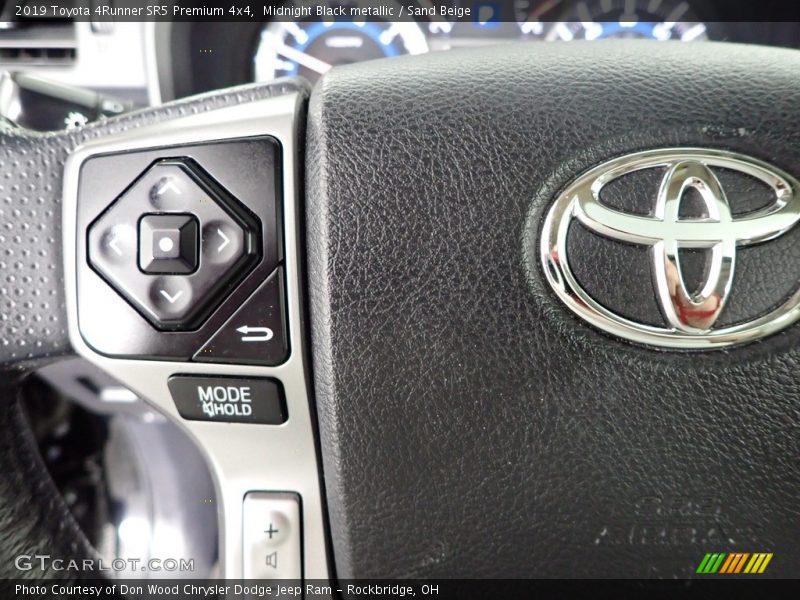 Midnight Black metallic / Sand Beige 2019 Toyota 4Runner SR5 Premium 4x4
