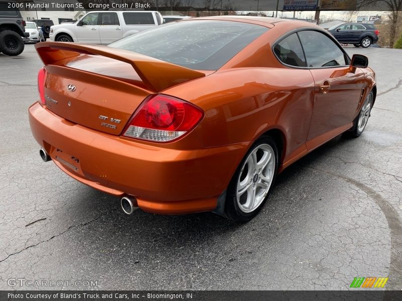 Orange Crush / Black 2006 Hyundai Tiburon SE