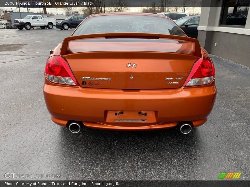 Orange Crush / Black 2006 Hyundai Tiburon SE