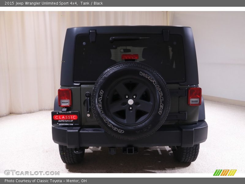 Tank / Black 2015 Jeep Wrangler Unlimited Sport 4x4