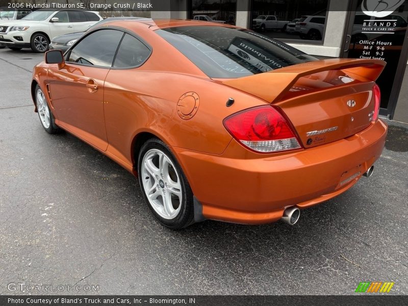 Orange Crush / Black 2006 Hyundai Tiburon SE