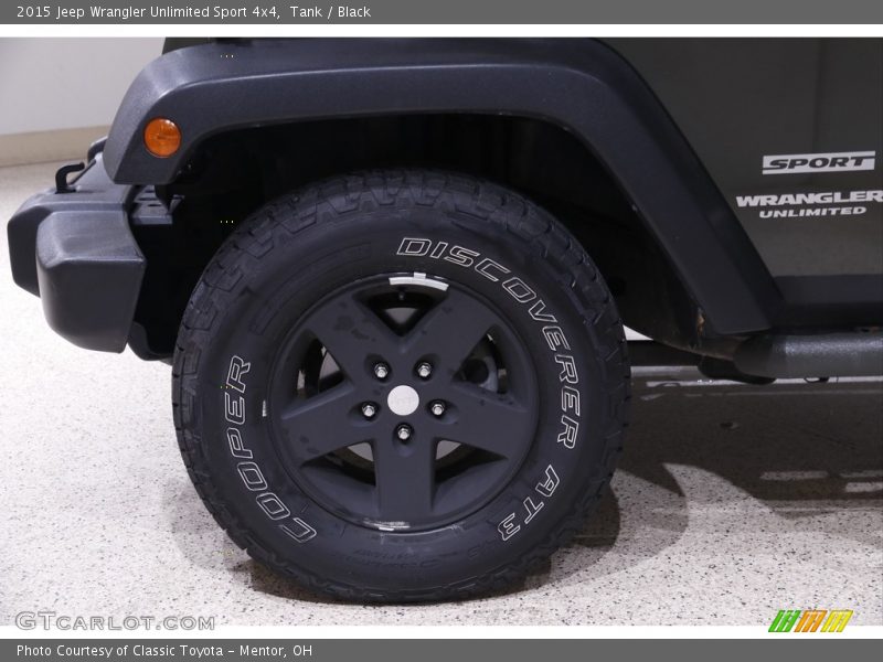 Tank / Black 2015 Jeep Wrangler Unlimited Sport 4x4