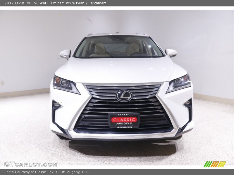 Eminent White Pearl / Parchment 2017 Lexus RX 350 AWD