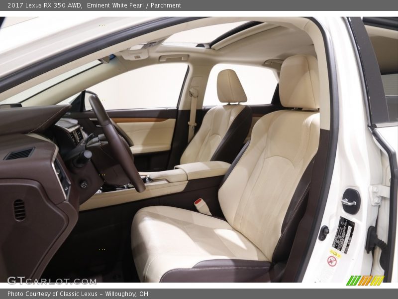 Eminent White Pearl / Parchment 2017 Lexus RX 350 AWD