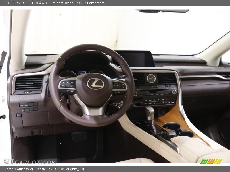 Eminent White Pearl / Parchment 2017 Lexus RX 350 AWD