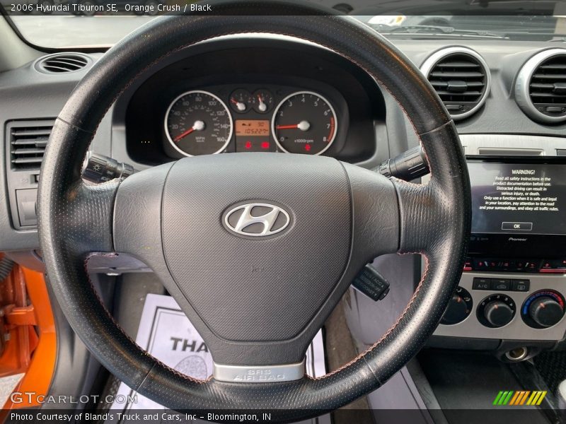 Orange Crush / Black 2006 Hyundai Tiburon SE