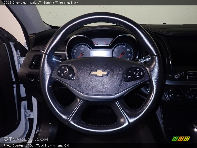 Summit White / Jet Black 2018 Chevrolet Impala LT