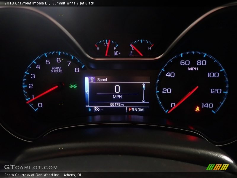 Summit White / Jet Black 2018 Chevrolet Impala LT