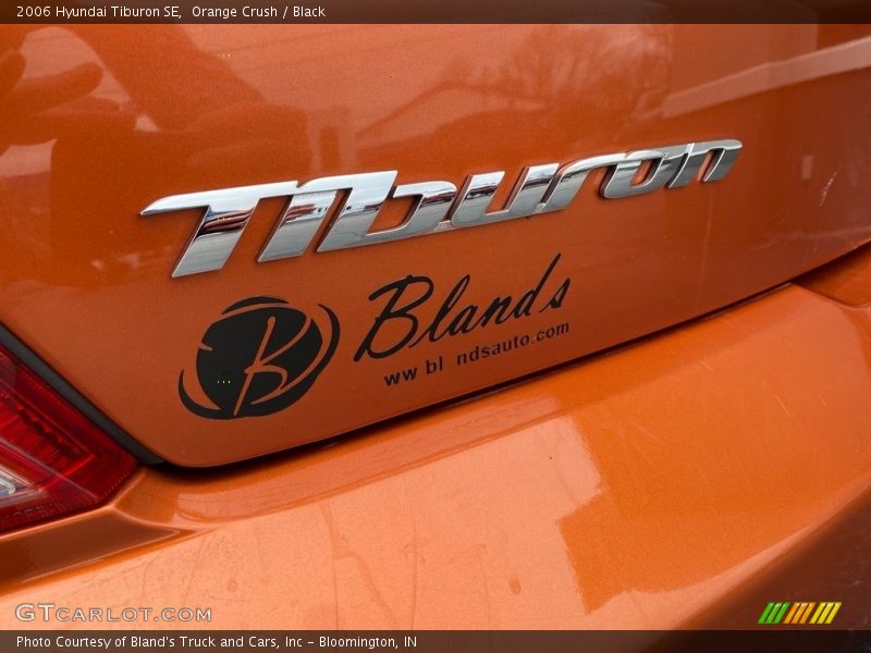 Orange Crush / Black 2006 Hyundai Tiburon SE