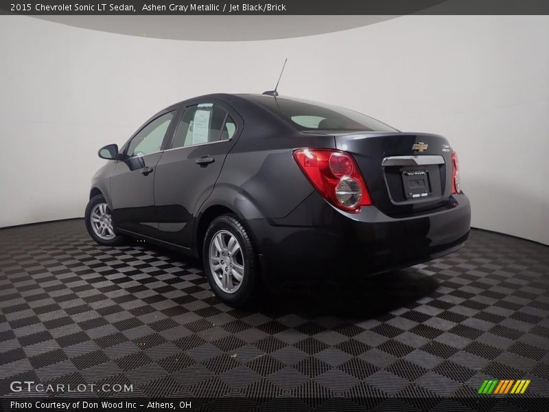 Ashen Gray Metallic / Jet Black/Brick 2015 Chevrolet Sonic LT Sedan