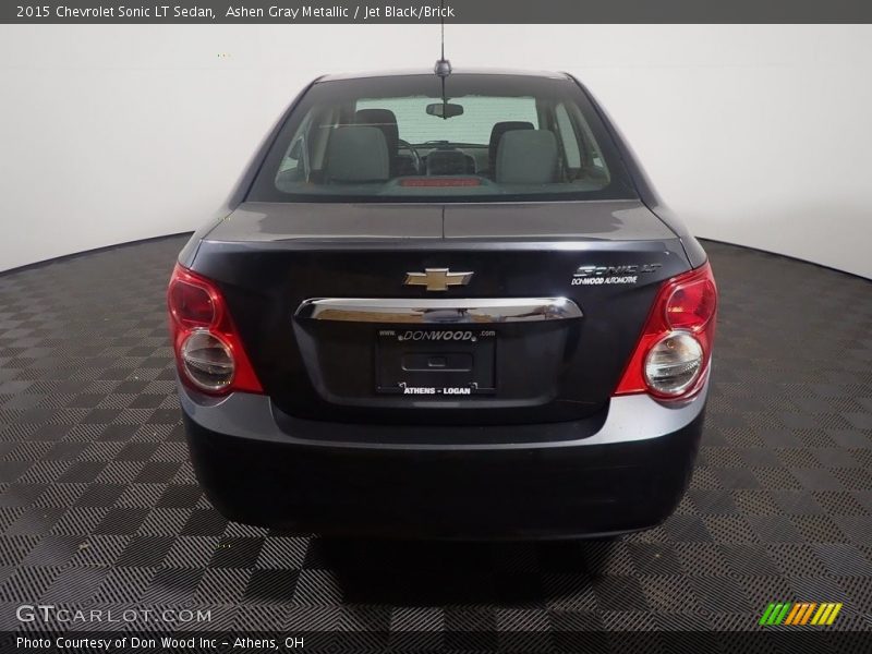 Ashen Gray Metallic / Jet Black/Brick 2015 Chevrolet Sonic LT Sedan