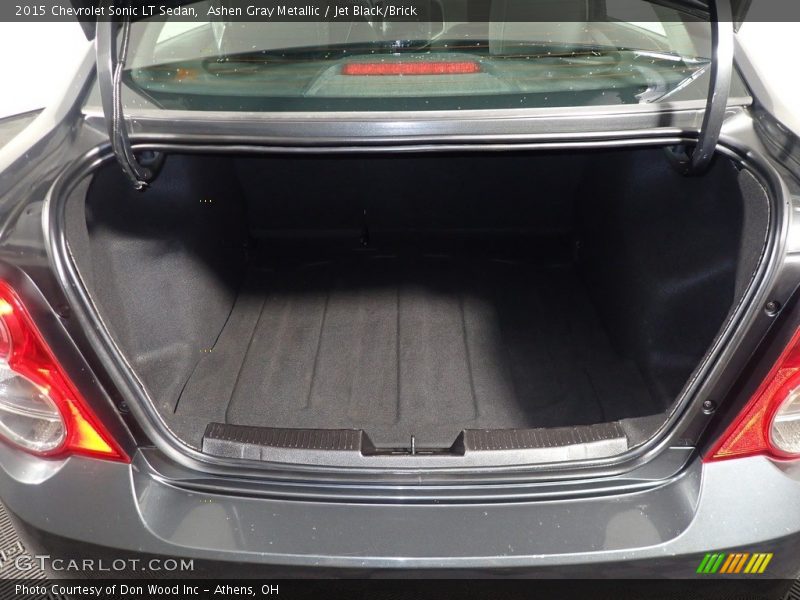 Ashen Gray Metallic / Jet Black/Brick 2015 Chevrolet Sonic LT Sedan