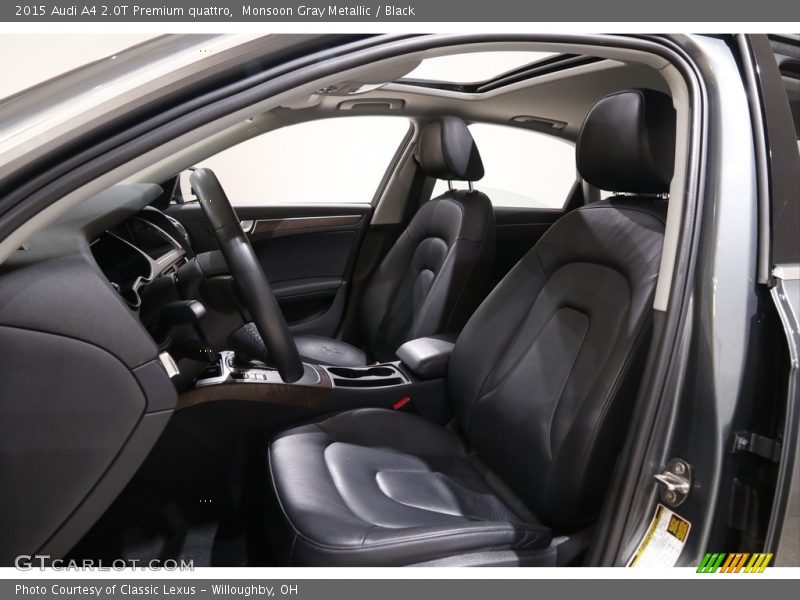 Monsoon Gray Metallic / Black 2015 Audi A4 2.0T Premium quattro