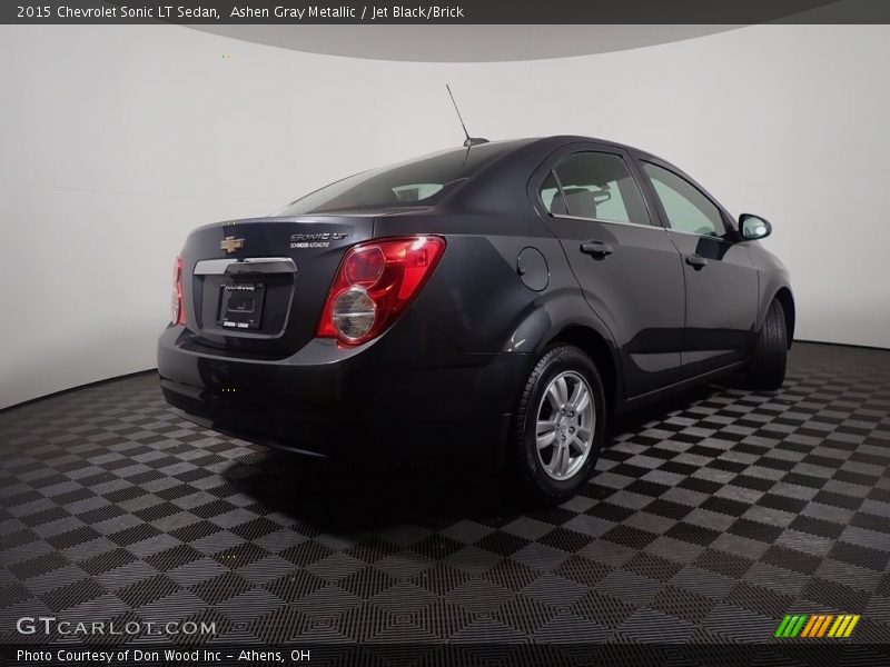 Ashen Gray Metallic / Jet Black/Brick 2015 Chevrolet Sonic LT Sedan