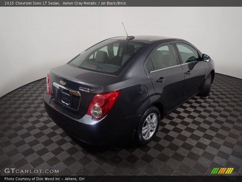 Ashen Gray Metallic / Jet Black/Brick 2015 Chevrolet Sonic LT Sedan