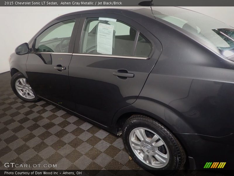 Ashen Gray Metallic / Jet Black/Brick 2015 Chevrolet Sonic LT Sedan