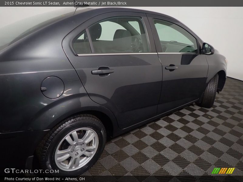 Ashen Gray Metallic / Jet Black/Brick 2015 Chevrolet Sonic LT Sedan