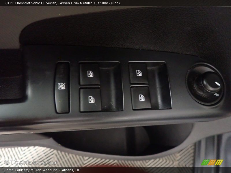 Ashen Gray Metallic / Jet Black/Brick 2015 Chevrolet Sonic LT Sedan