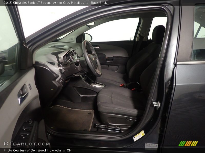 Ashen Gray Metallic / Jet Black/Brick 2015 Chevrolet Sonic LT Sedan