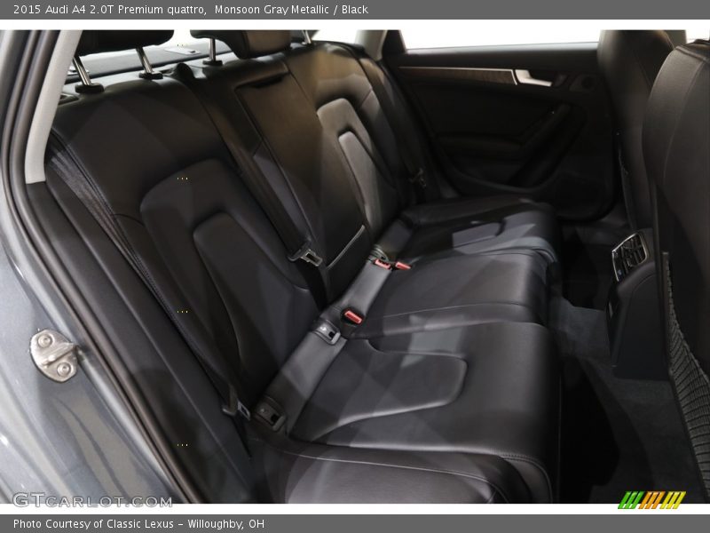 Monsoon Gray Metallic / Black 2015 Audi A4 2.0T Premium quattro