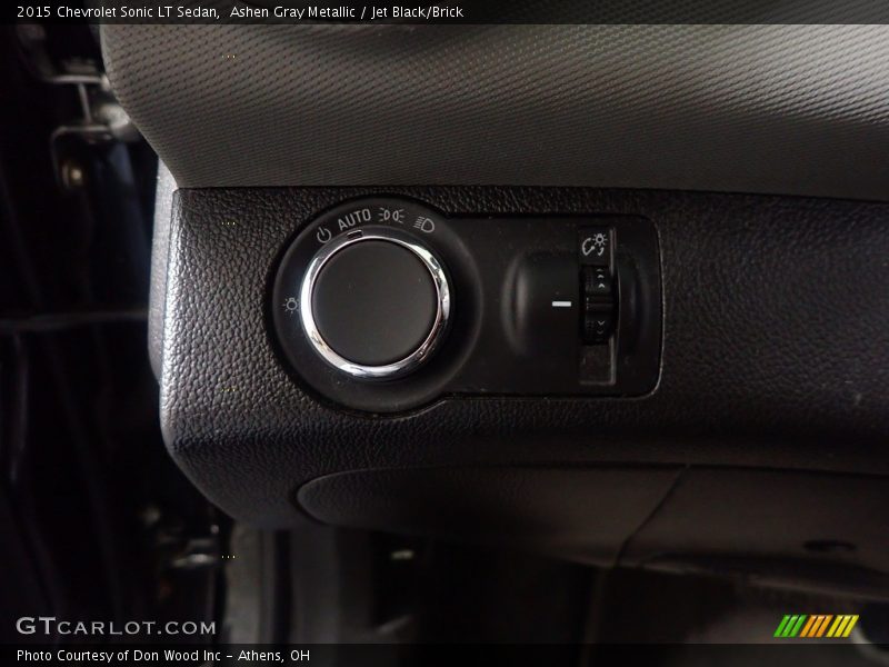 Ashen Gray Metallic / Jet Black/Brick 2015 Chevrolet Sonic LT Sedan