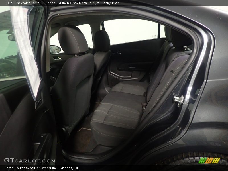 Ashen Gray Metallic / Jet Black/Brick 2015 Chevrolet Sonic LT Sedan