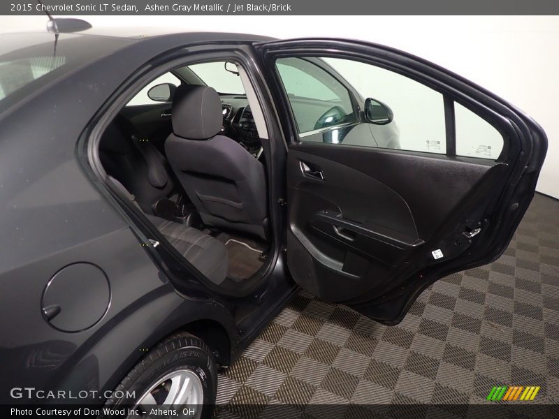 Ashen Gray Metallic / Jet Black/Brick 2015 Chevrolet Sonic LT Sedan