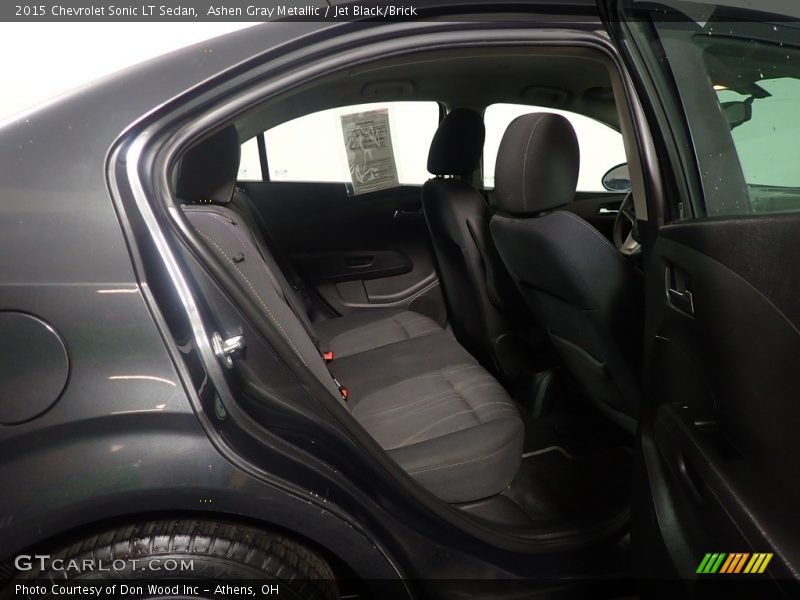 Ashen Gray Metallic / Jet Black/Brick 2015 Chevrolet Sonic LT Sedan
