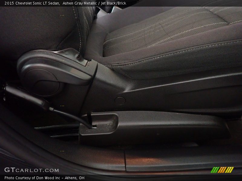 Ashen Gray Metallic / Jet Black/Brick 2015 Chevrolet Sonic LT Sedan