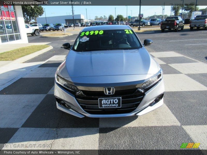 Lunar Silver Metallic / Black 2021 Honda Accord Sport SE