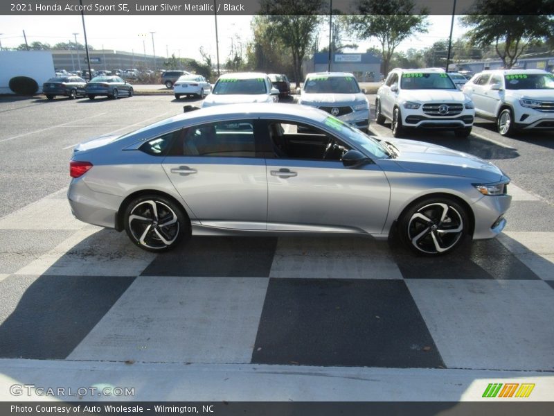 Lunar Silver Metallic / Black 2021 Honda Accord Sport SE