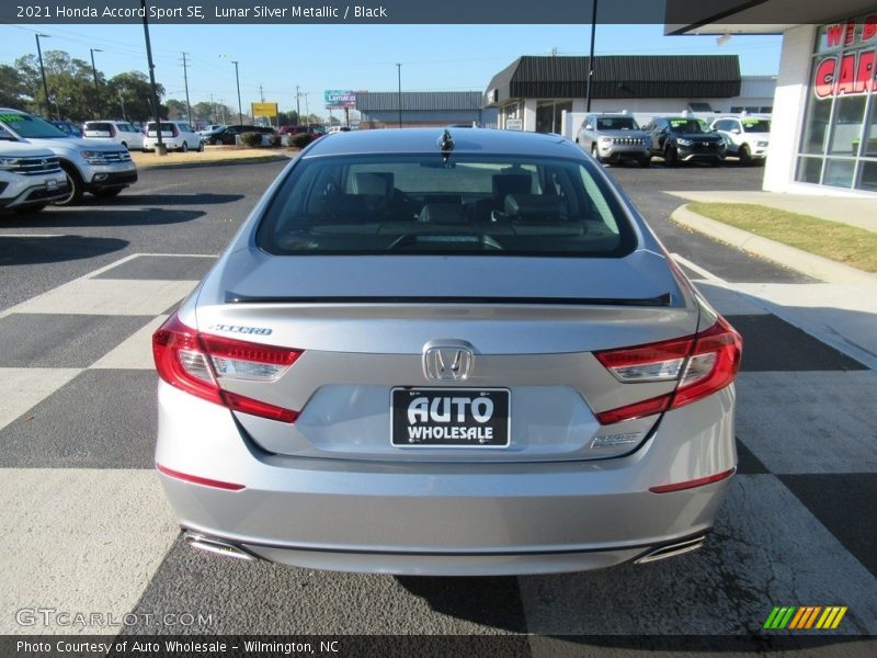 Lunar Silver Metallic / Black 2021 Honda Accord Sport SE