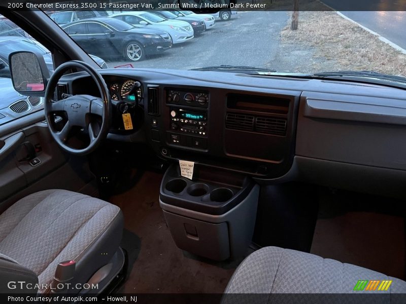 Summit White / Medium Dark Pewter 2005 Chevrolet Express 3500 15 Passenger Van