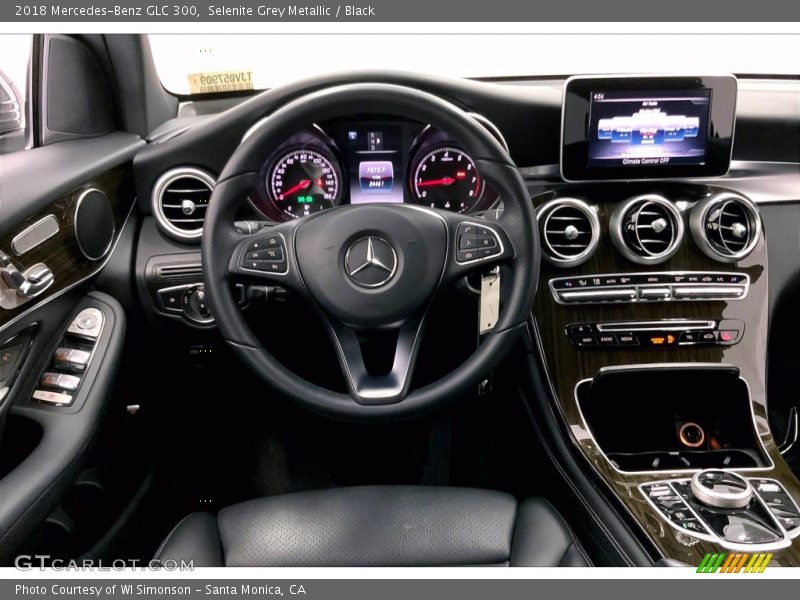 Selenite Grey Metallic / Black 2018 Mercedes-Benz GLC 300
