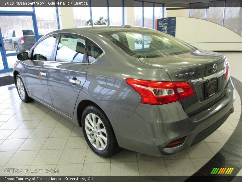 Gun Metallic / Charcoal 2019 Nissan Sentra SV