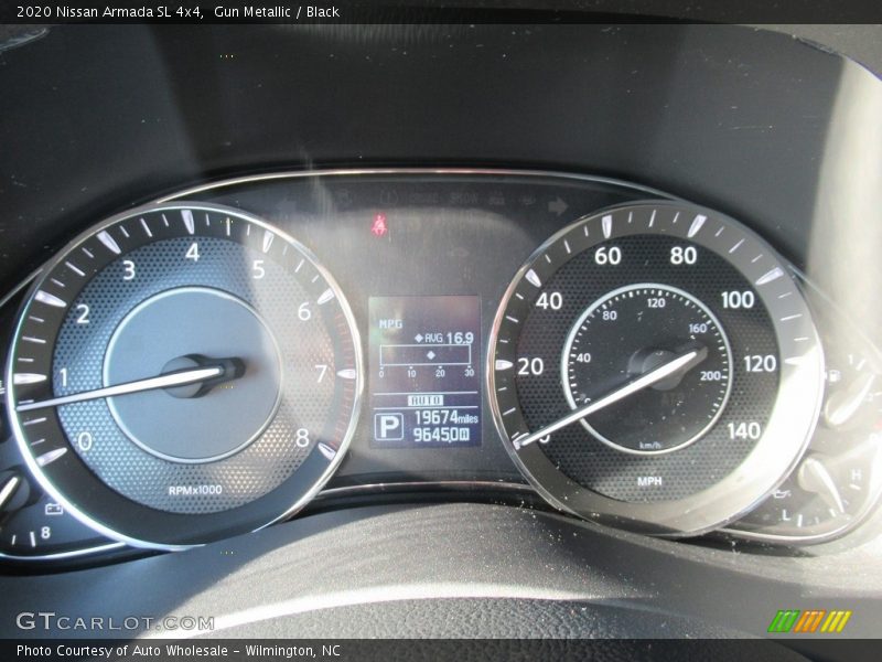 Gun Metallic / Black 2020 Nissan Armada SL 4x4