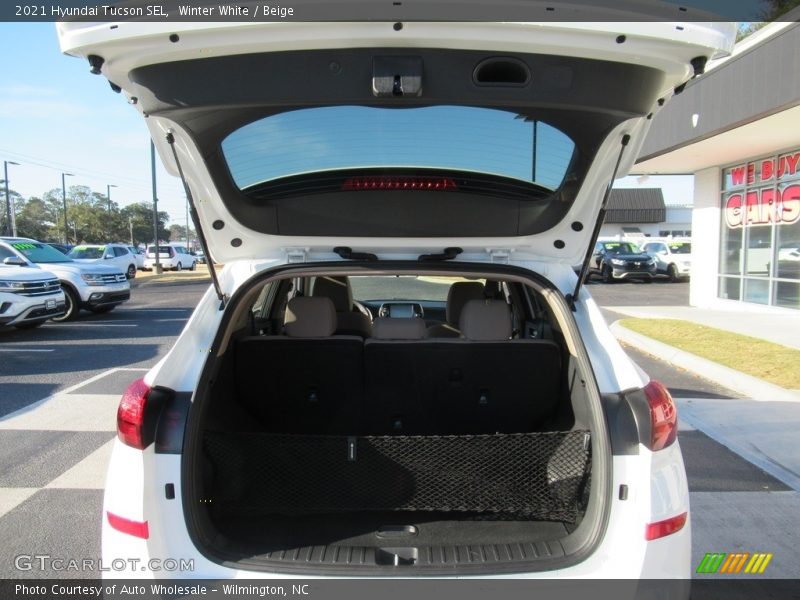 Winter White / Beige 2021 Hyundai Tucson SEL