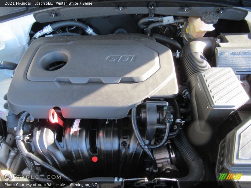 Winter White / Beige 2021 Hyundai Tucson SEL
