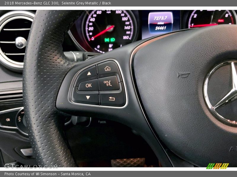 Selenite Grey Metallic / Black 2018 Mercedes-Benz GLC 300