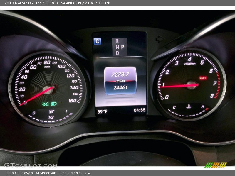 Selenite Grey Metallic / Black 2018 Mercedes-Benz GLC 300