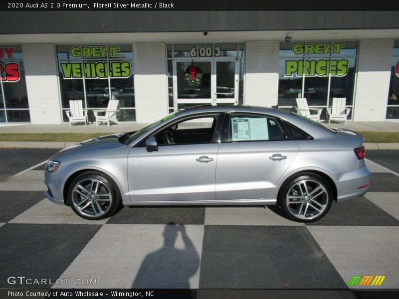 Florett Silver Metallic / Black 2020 Audi A3 2.0 Premium